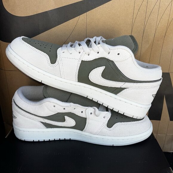 NEW Nike Air Jordan 1 Low SE Medium Olive Orewood Brown HV4089-201 Men Sz 9 main image 5